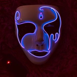 EL Wire ‘lady purge’ Mask for Halloween